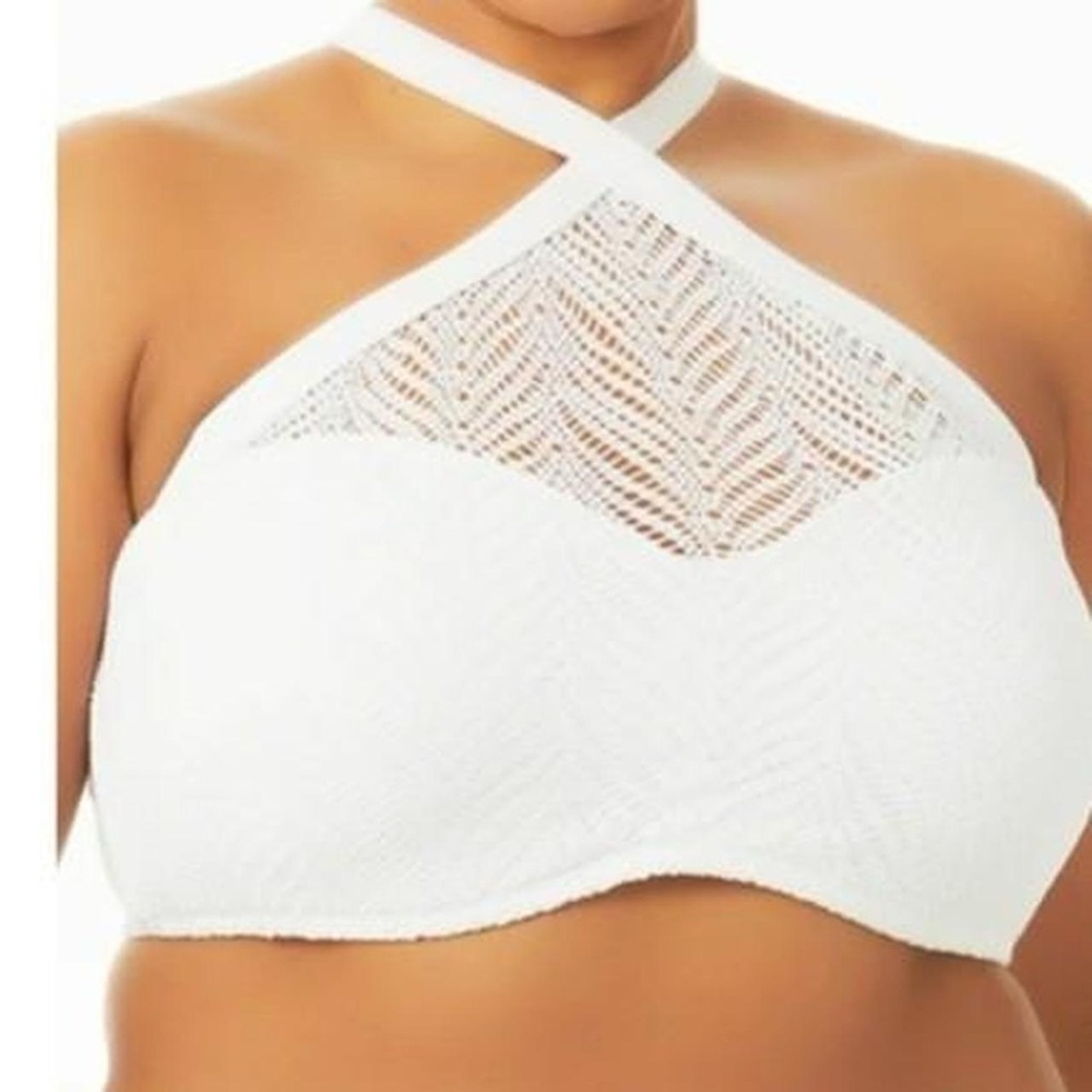 Time and Tru high neck, crochet bikini top (20w-22w)